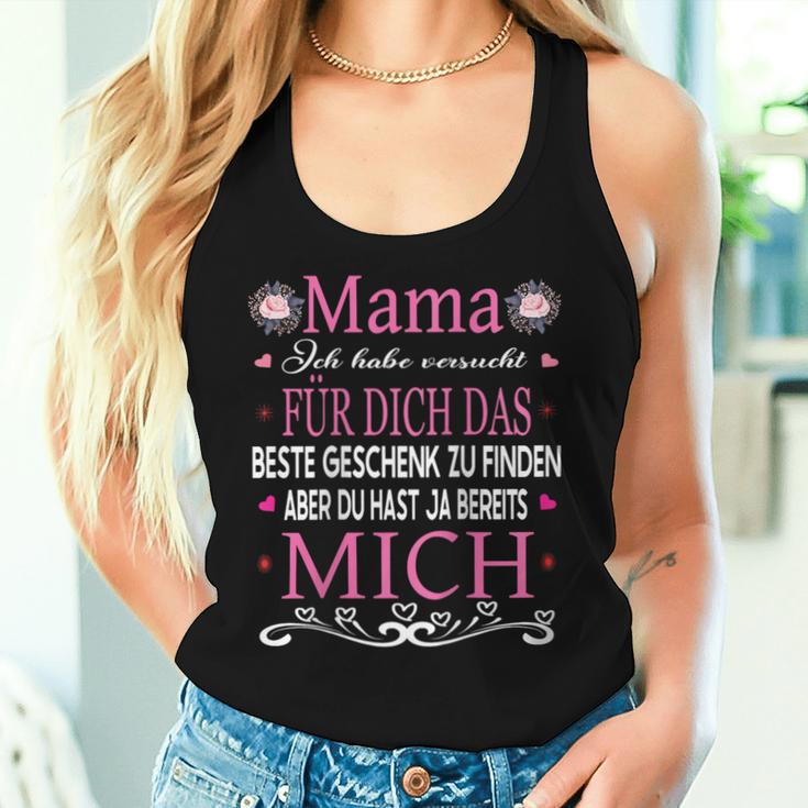 Damen Muttertagsgeschenk Mama Muttertag Spruch Beste Mutti & Mami Raglan Tank Top Frauen Geschenke für Sie