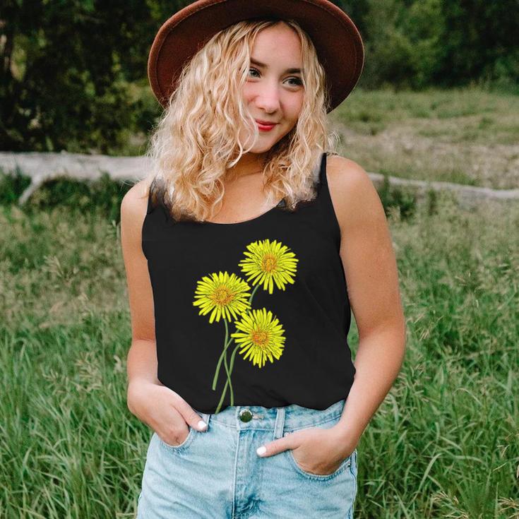 Dandelion & Thistle Bouquet For Yellow Flowers Friends Women Tank Top Gifts for Her