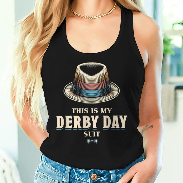 This Is My Derby Suit Derby 2024 Horse Racing Women Tank Top Gifts for Her
