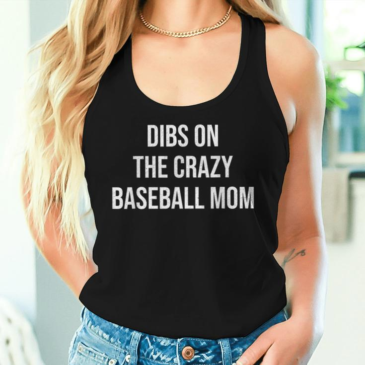 Dibs On The Crazy Baseball Mom Women Tank Top Gifts for Her