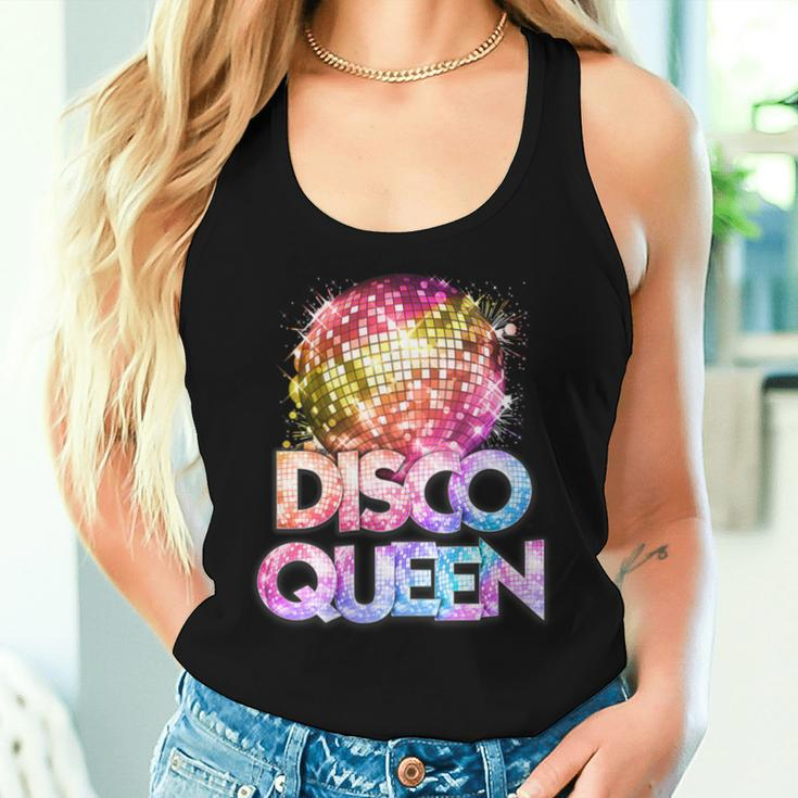 Disco Queen 70'S Disco Themed Vintage Seventies Costume Women Tank Top Gifts for Her