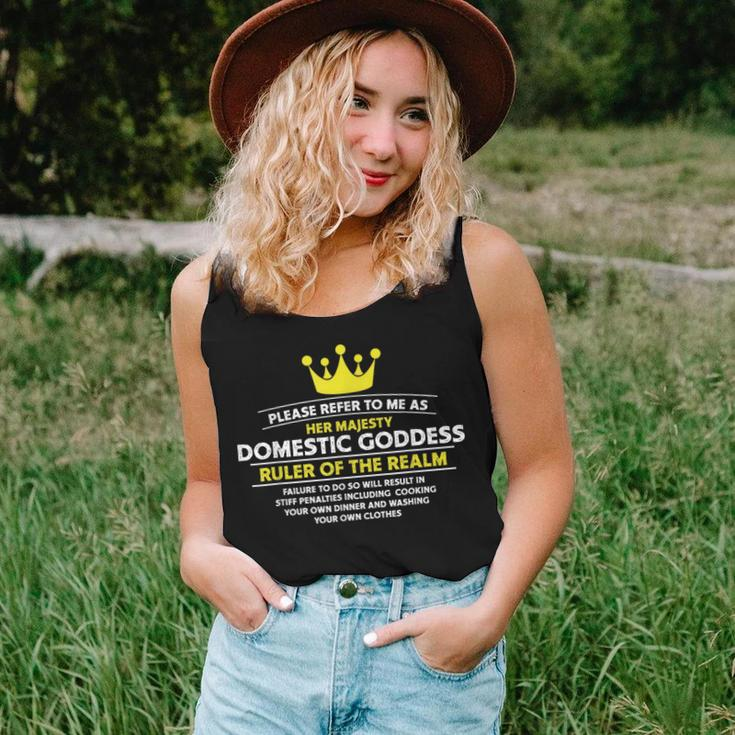 Domestic Goddess Ruler Of The Realm Wife And Mothers Women Tank Top Gifts for Her