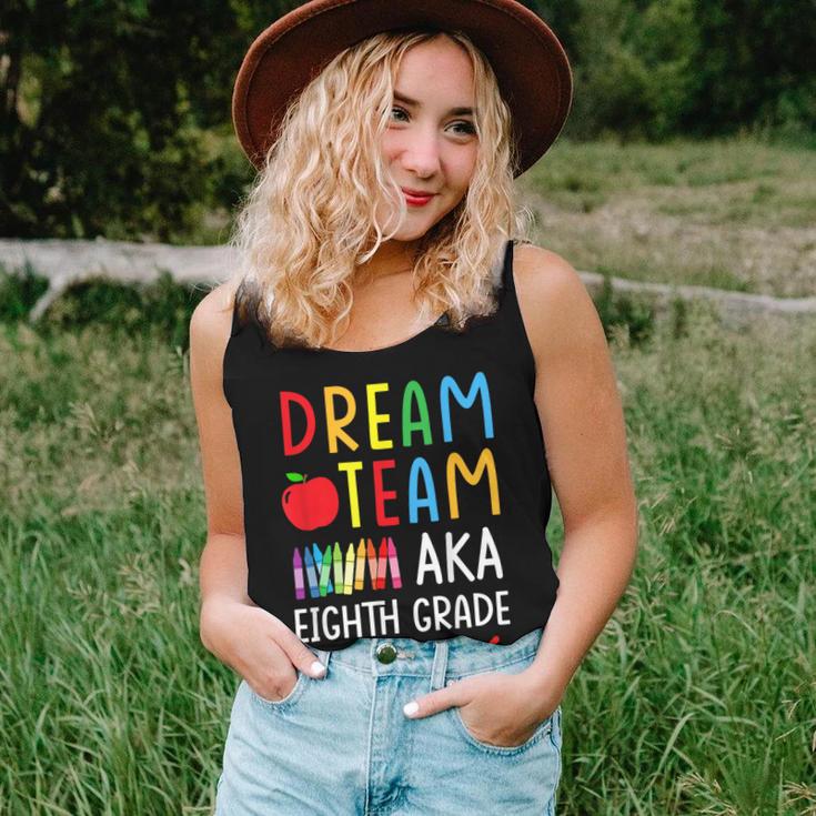 Dream Team Aka Eighth Grade Teacher Back To School Women Tank Top Gifts for Her