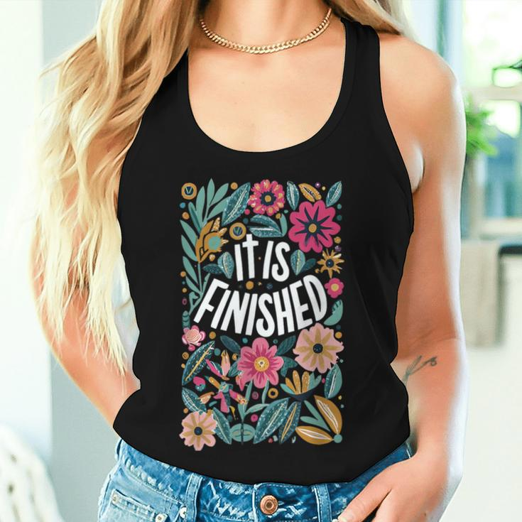Easter Christian Flowers Women Tank Top Gifts for Her