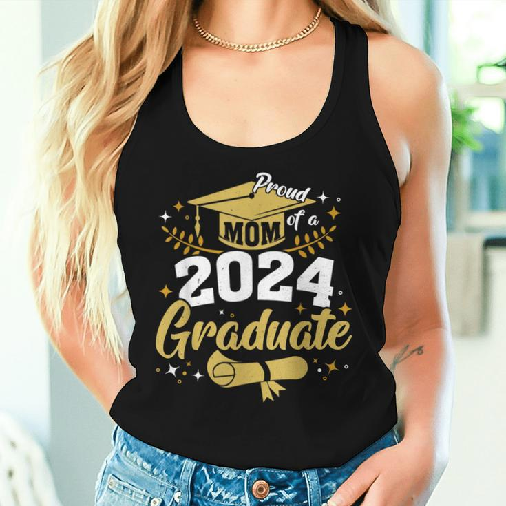 Family Senior 2024 Proud Mom Of A Class Of 2024 Graduate Women Tank Top Gifts for Her
