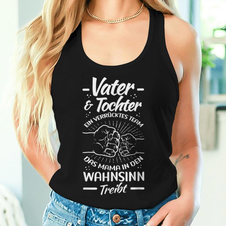 Father & Tochter Einerrücktes Team Mama Madness Drifting Tank Top Frauen Geschenke für Sie