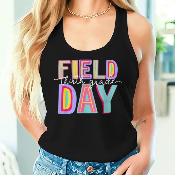 Field Day Fun Day Third Grade Field Trip Student Teacher Women Tank Top Gifts for Her