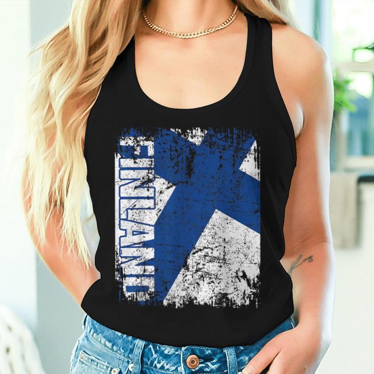 Finland Flag Women's Children's Finland Tank Top Frauen Geschenke für Sie