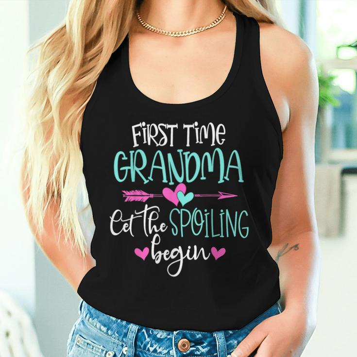 First Time Grandma Let The Spoiling Begin New Women Tank Top Gifts for Her
