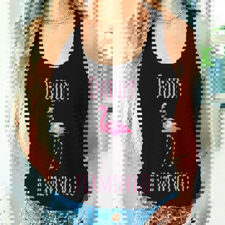 Flamingo Daddy Flamingo Summer Pink Bird Women Tank Top Gifts for Her