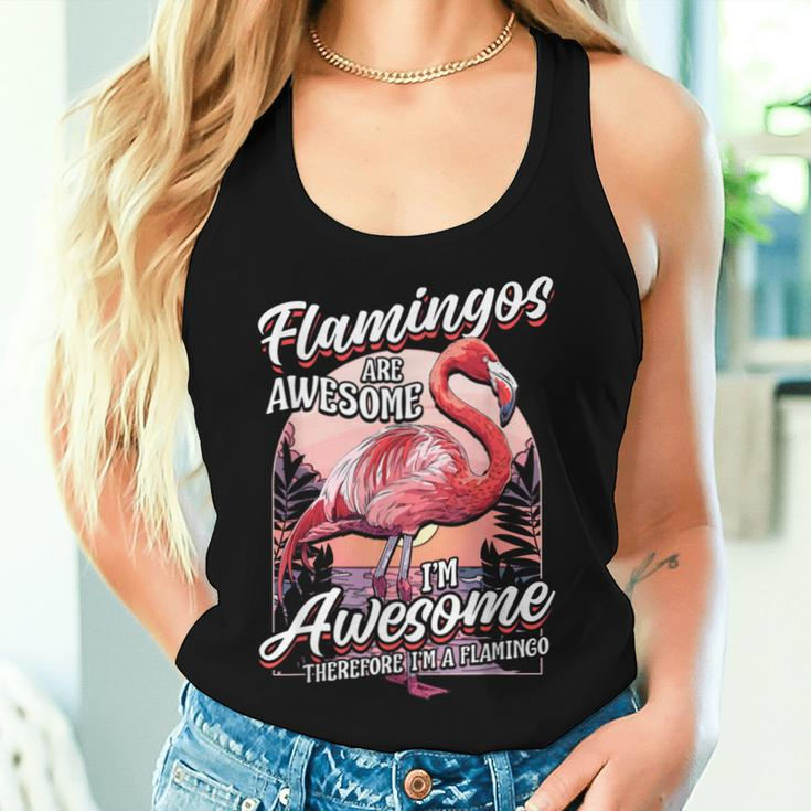 Flamingo Girls Boys Flamingos Are Awesome Women Tank Top Gifts for Her