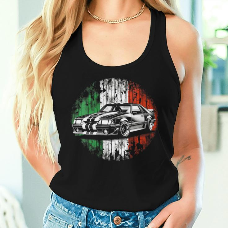 Foxbody Foxbody 50 Irish Flag Foxbody Stang Car Lover Women Tank Top Gifts for Her