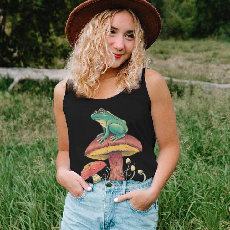 Frog Mushroom Animal Motif Woman Man Mushrooms Animal Women Tank Top Gifts for Her