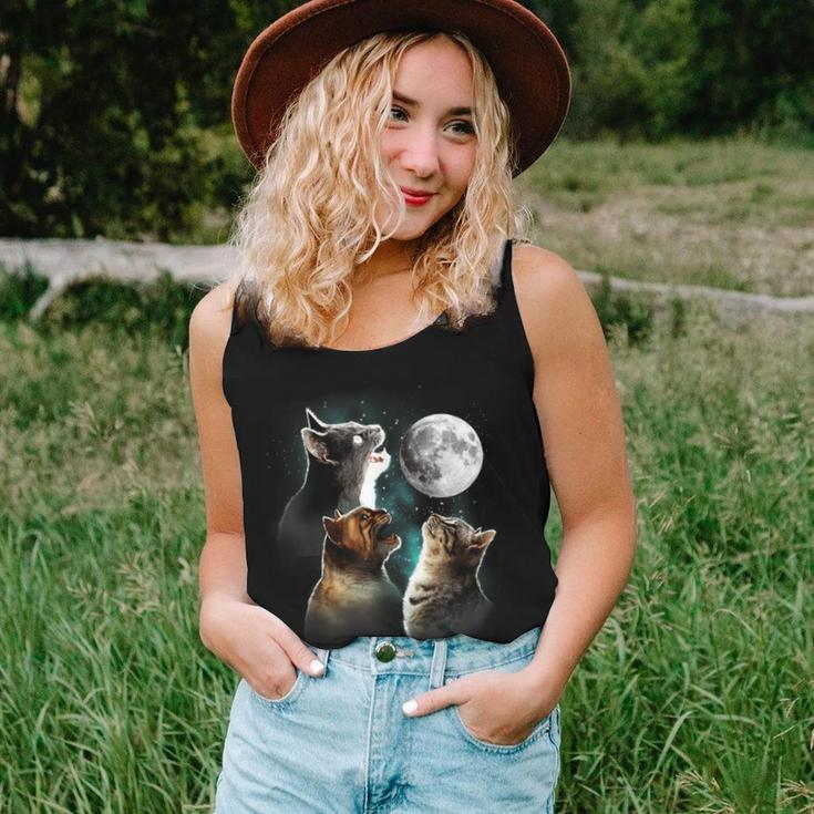 Cat Lover Cat Howling Cat Owner Cat Humor Women Tank Top Gifts for Her