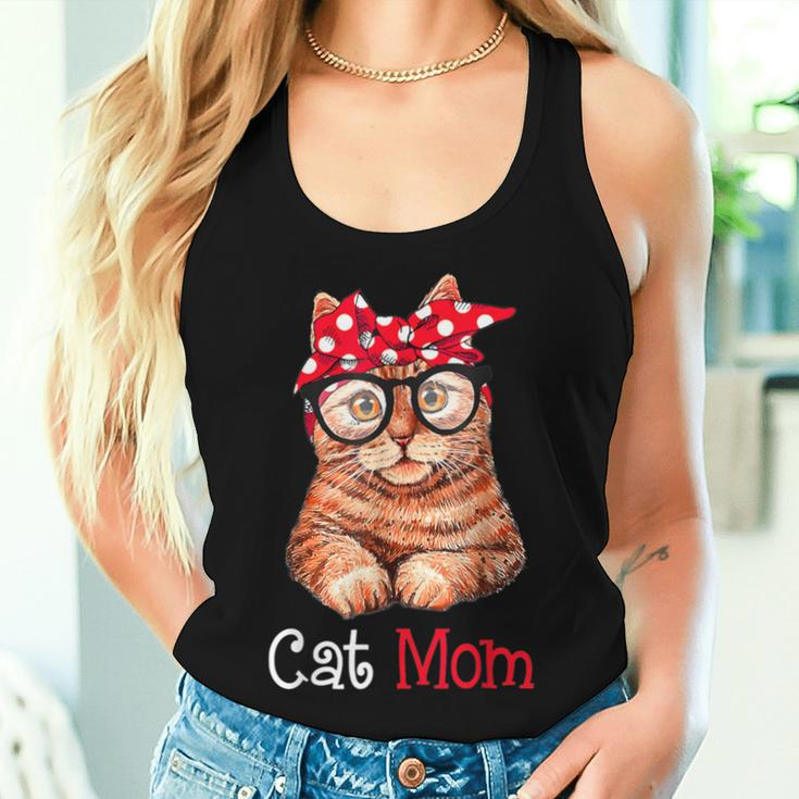 Cat Mom Cat Lovers Mother's Day Mom Mothers Women Tank Top Gifts for Her