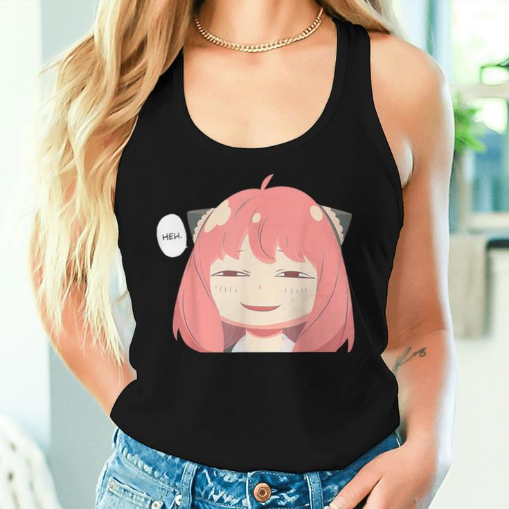 Emotion Smile Heh A Cute Girl For Family Holidays Women Tank Top Gifts for Her
