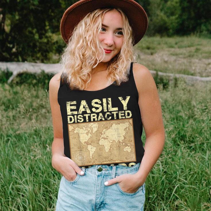 Geography Teacher Easily Distracted By Maps Women Tank Top Gifts for Her