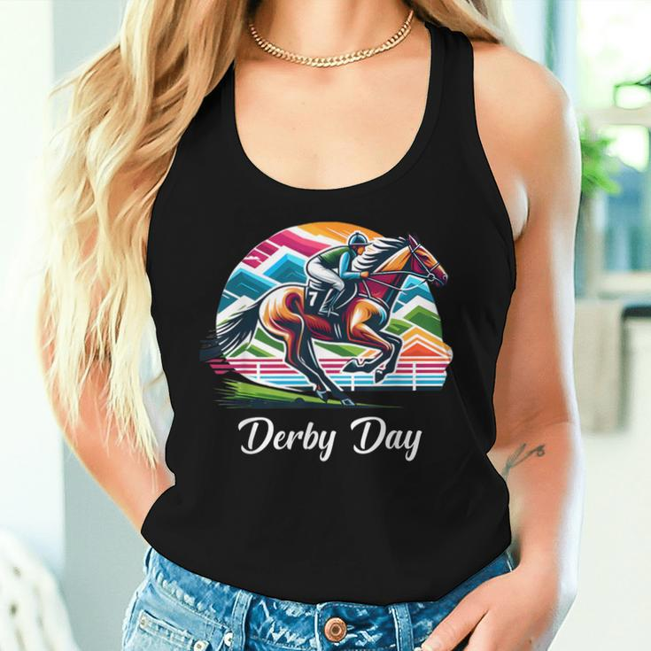 Horse Racing 150Th Derby Day 2024 Ky Derby 2024 Women Tank Top Gifts for Her