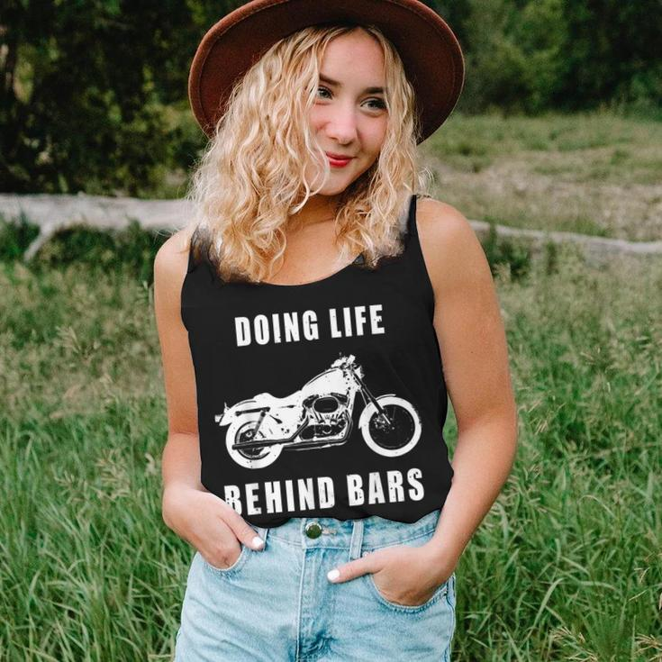 Life Behind Bars Motorcycle Biker For Women Women Tank Top Gifts for Her
