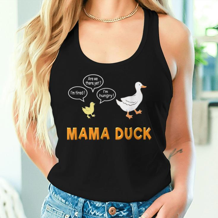 Mama DuckMom Of 1 Duckling Mom Life Women Tank Top Gifts for Her