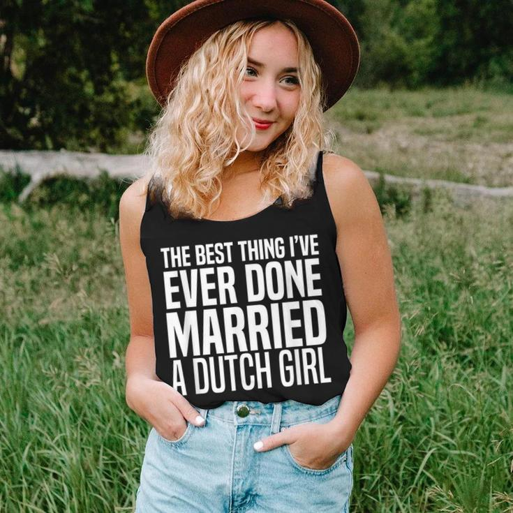 Married A Dutch Girl Netherlands Bride Women Tank Top Gifts for Her