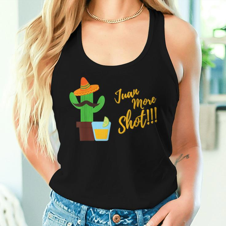 Mexican Cactus Meme Juan More Shot Party Women Tank Top Gifts for Her