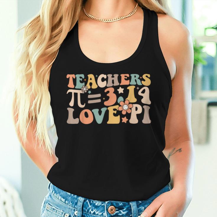 Pi Day Math Teacher 314 Pi Symbol Nerds Women Women Tank Top Gifts for Her