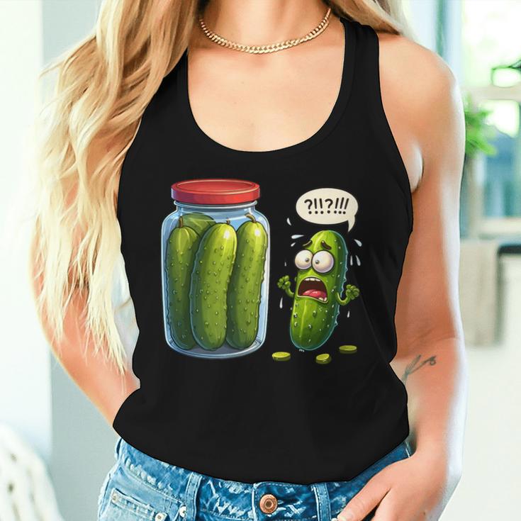 Pickle Surprise Of Sliced Pickles Pickle Women Women Tank Top Gifts for Her