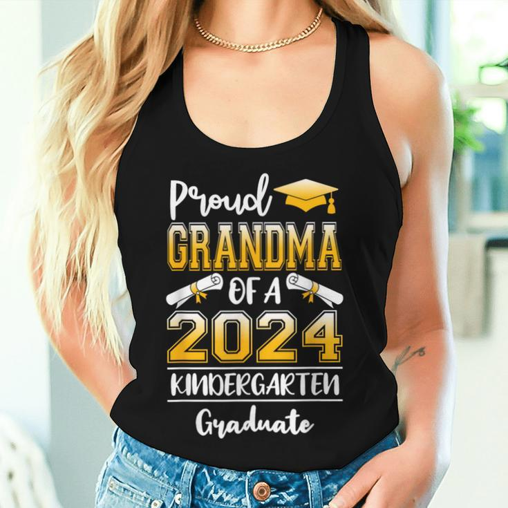 Proud Grandma Of A Class Of 2024 Kindergarten Graduate Women Tank Top Gifts for Her