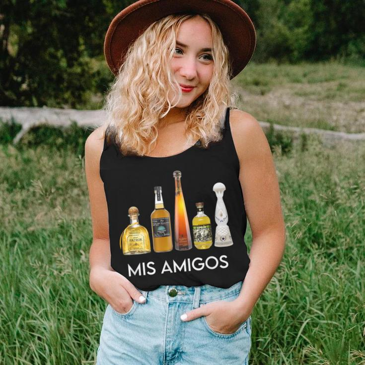Trendy Sarcastic Alcohol Mis Amigos Tequila Men Women Tank Top Gifts for Her