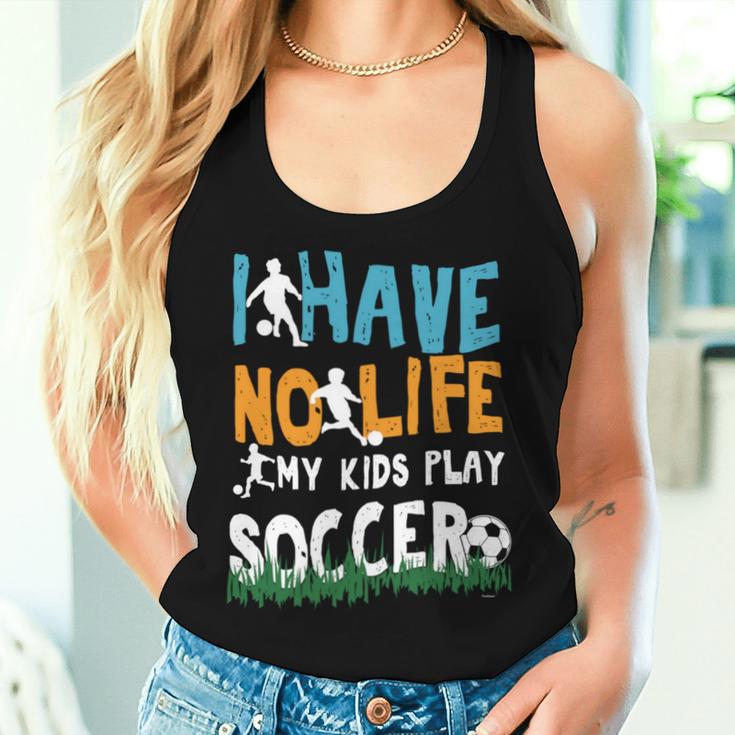 Fußball Fussball Sport Mutterater Leben Kinder Geschenk Tank Top Frauen Geschenke für Sie