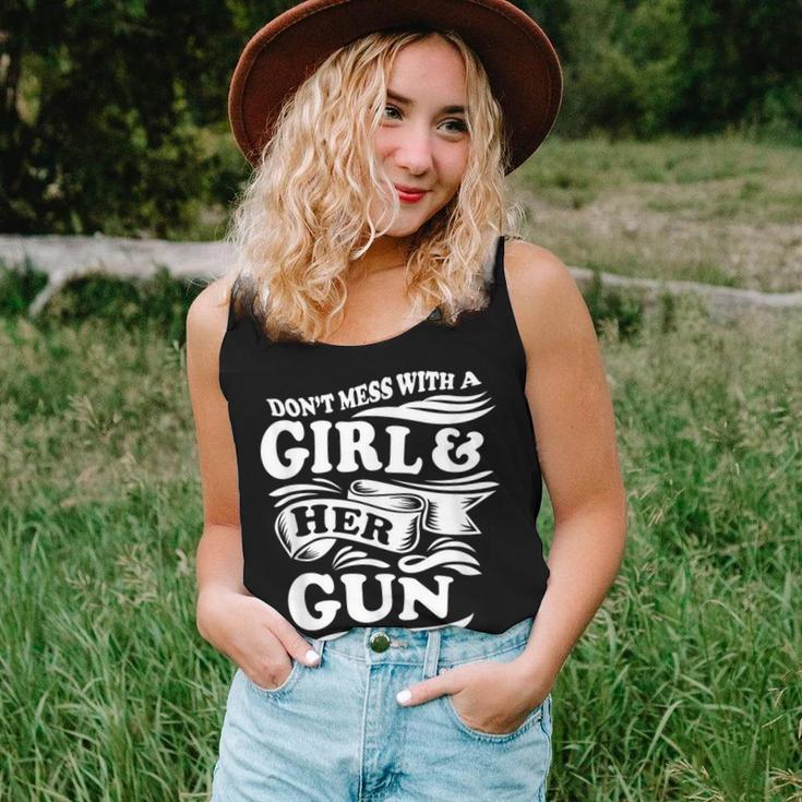 A Girl And Her Gun For Shooters Or Gun Range Women Tank Top Gifts for Her