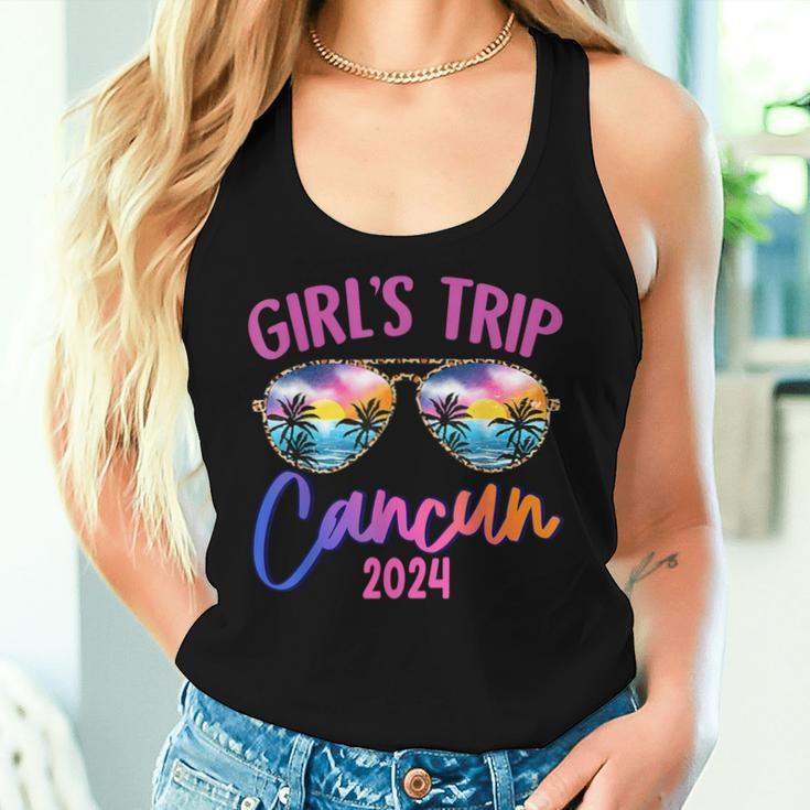 Girls Trip Cancun Mexico 2024 Sunglasses Summer Girlfriend Women Tank Top Gifts for Her
