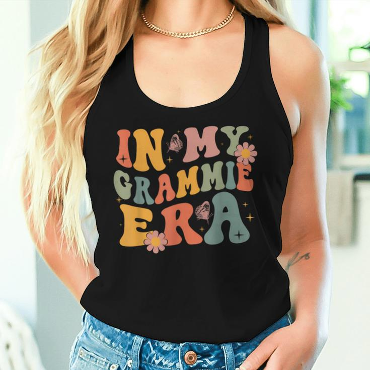 In My Grammie Era Christmas Flower Butterfly Xmas Holida Women Tank Top Gifts for Her