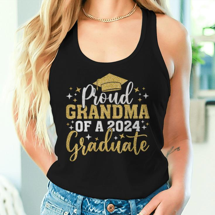 Grandma Senior 2024 Proud Grandma Of Class Of 2024 Graduate Women Tank Top Gifts for Her