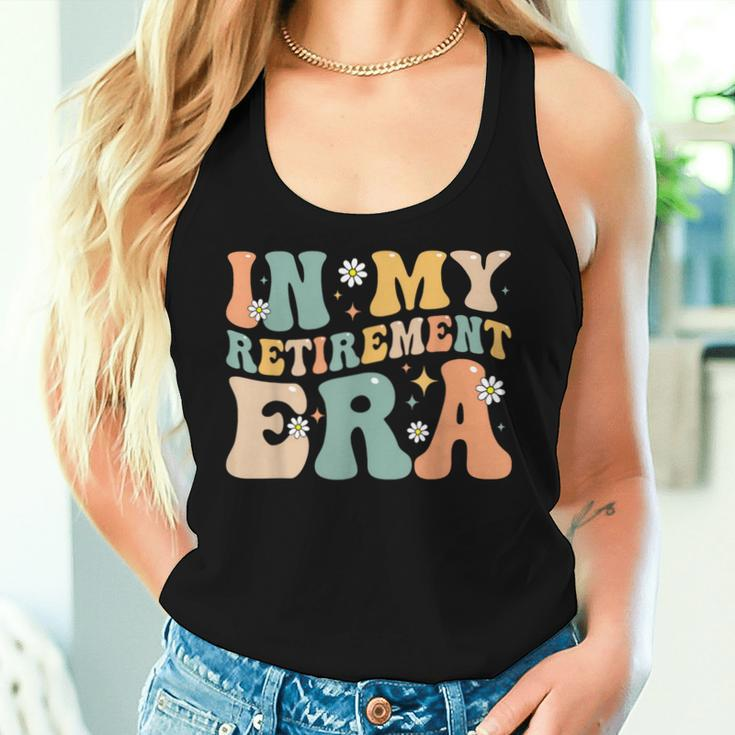 Groovy Retro In My Retirement Era Retired 2024 Women Tank Top Gifts for Her