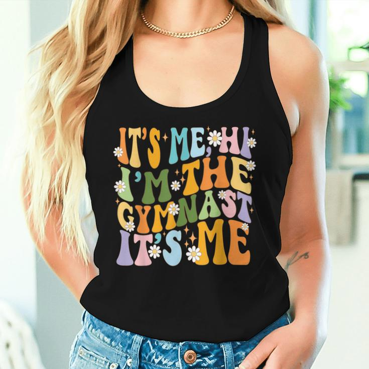 I Am The Gymnast Groovy It's Me Gymnastics Girls Daisy Women Tank Top Gifts for Her