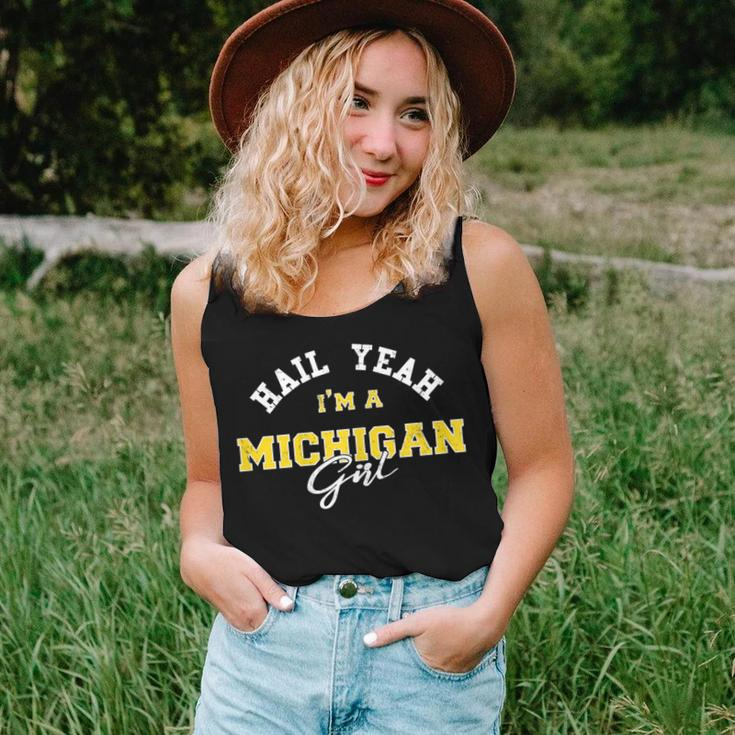 Hail Yeah I'm A Michigan Girl Proud To Be From Michigan Usa Women Tank Top Gifts for Her