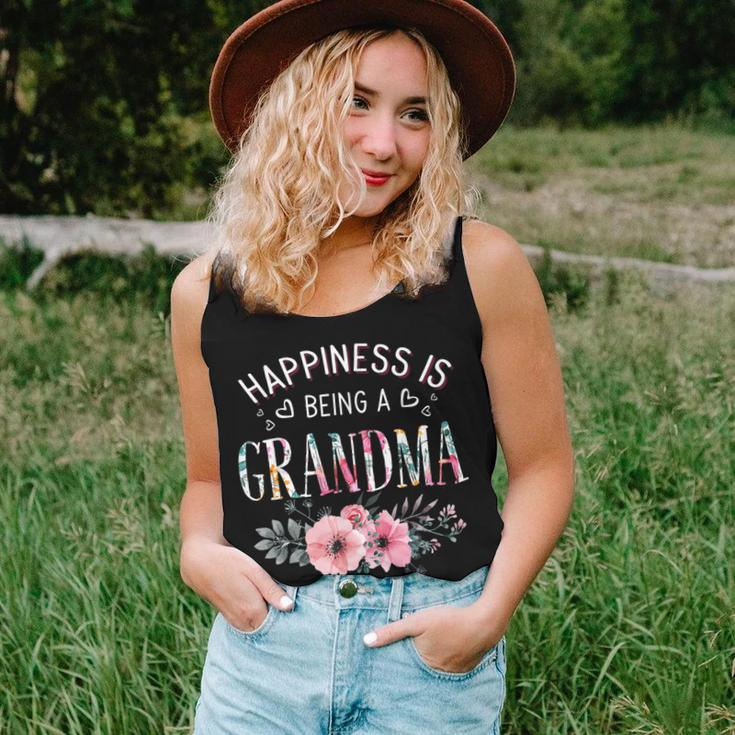 Happiness Is Being A Grandma Grandma Women Tank Top Gifts for Her