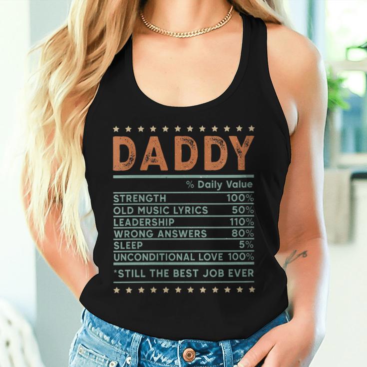 Happy Fathers Day First Time Daddy New Dad Est 2024 Women Tank Top Gifts for Her