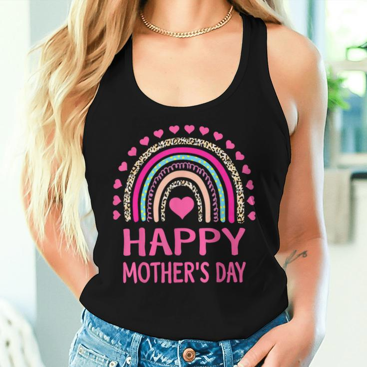 Happy Mother's Day 2024 For Mom Grandma Rainbow Women Tank Top Gifts for Her