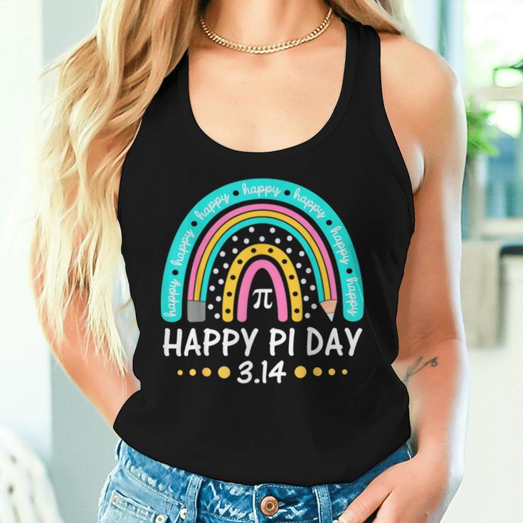 Happy Pi Day Mathematic Math Teacher Rainbow Girl Women Tank Top Gifts for Her