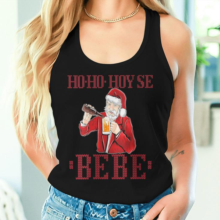Ho Ho Hoy Se Bebe Ugly Christmas Dominican Women Tank Top Gifts for Her