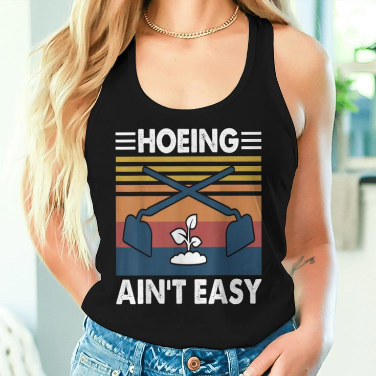 Hoeing Ain’T Easy Gardening Spring Garden Women Tank Top Gifts for Her