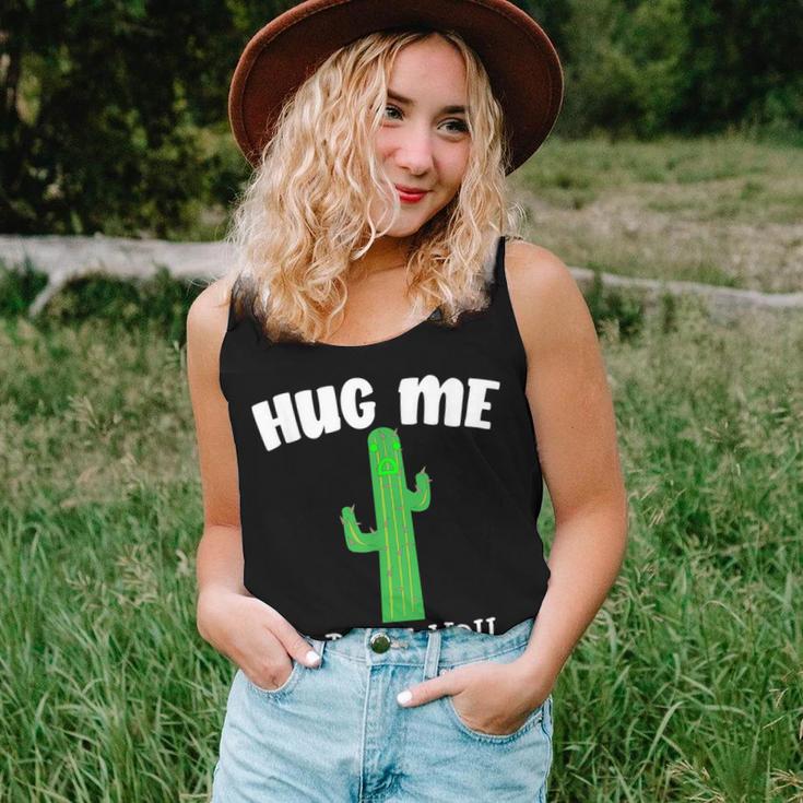 Hug Me I Dare You Cute Cactus Not A Hugger Women Tank Top Gifts for Her