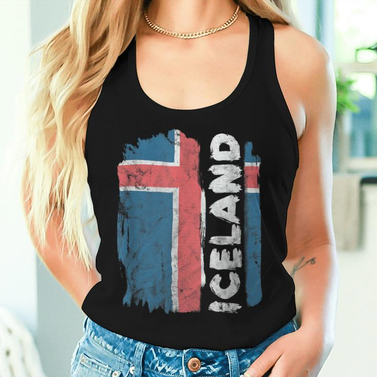 Icelandic Pride Proud Iceland Flag Men Women Tank Top Gifts for Her