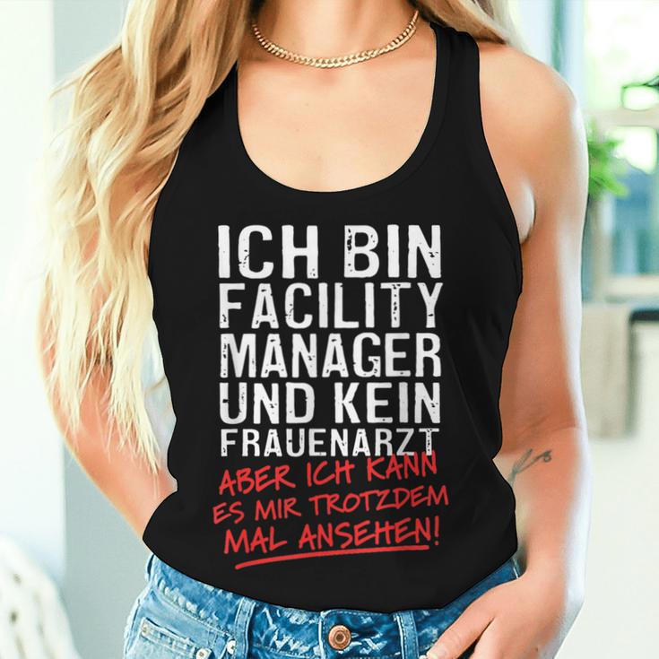 Ich Bin Facility Manager Und Kein Frauenarzt Janitory Tank Top Frauen Geschenke für Sie