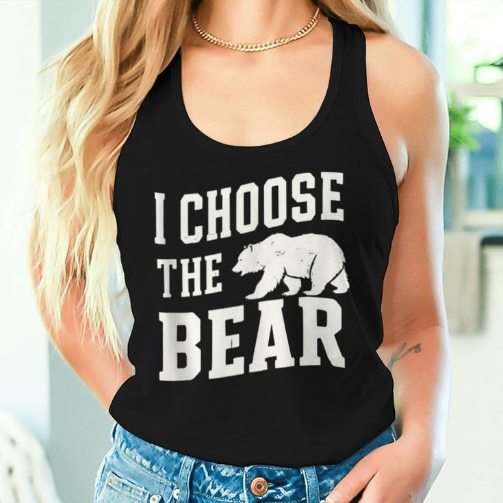 I'd Choose The Bear Would Rather Choose The Bear Women Tank Top Gifts for Her