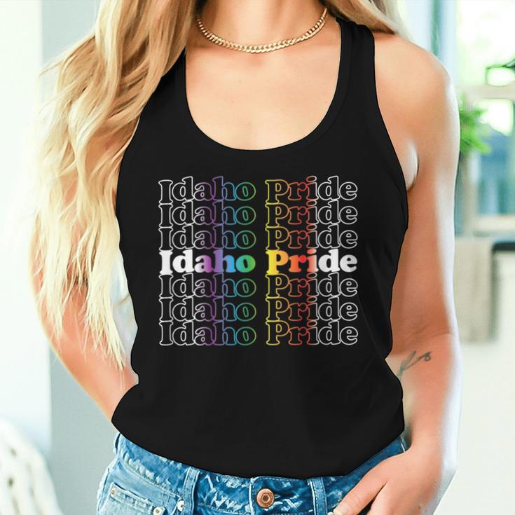 Idaho Pride Lgbt Rainbow Women Tank Top Gifts for Her