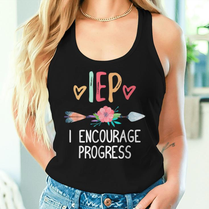 Iep I Encourage Progress Special Teacher Women Tank Top Gifts for Her